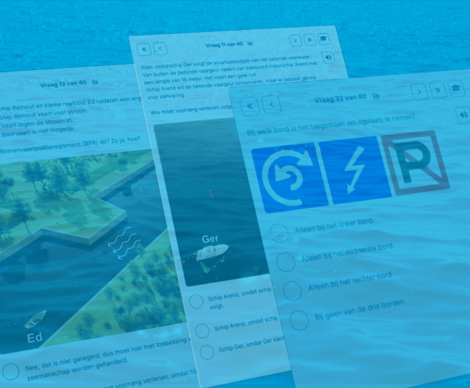 Duidelijke cursus voor halen van examen Vaarbewijs 1